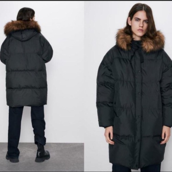 Oversized puffer coat - Picture 6 of 8